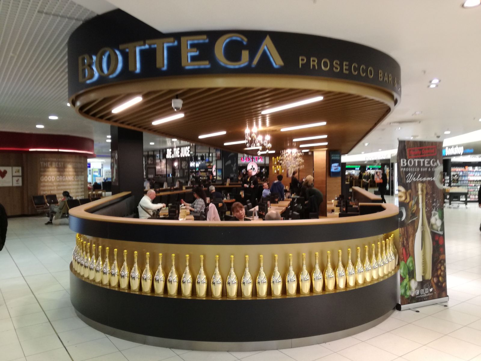 SSP and Bottega join forces to open new Prosecco Bar at London Stansted Airport