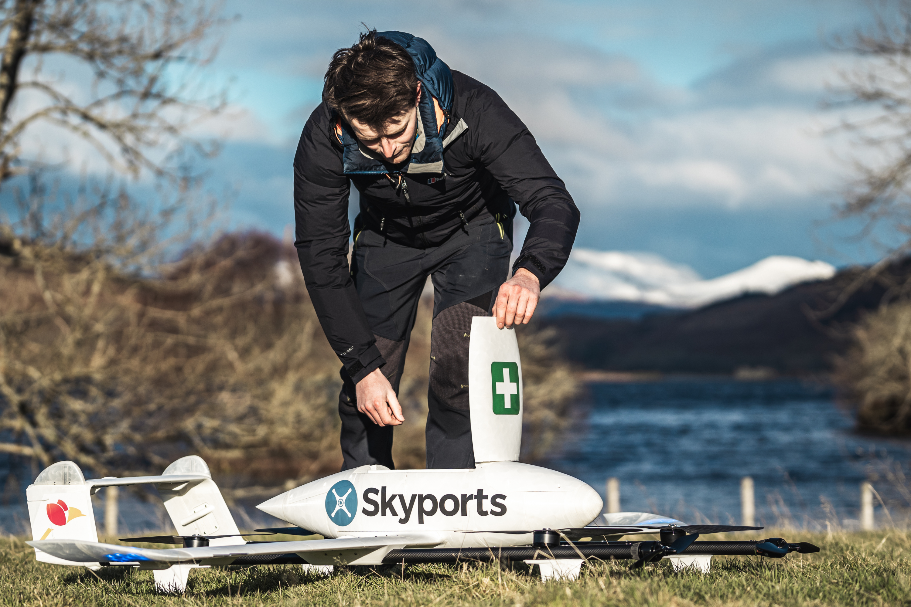 NHS launches UK’s first COVID test drone delivery service in Scotland